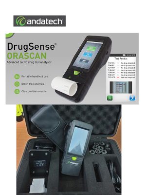 DrugSense ORASCAN Advanced saliva drug test analyser @ Prima Dinamik