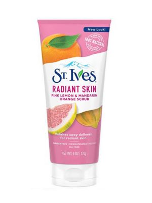 St. Ives Radiant Skin Scrub Pink Lemon & Mandarin Orange Scrub (170g)