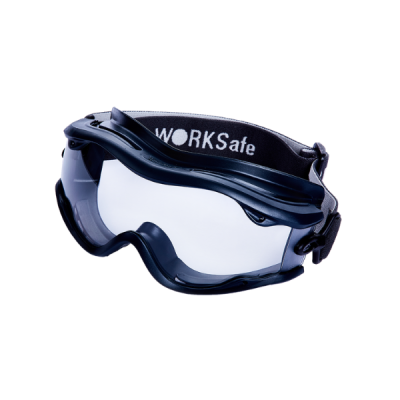 WORKSAFE E304901 BLUESTEEL, GREY FRAME, CLEAR HC/AF LENS, DARK GREY WORKSAFE HEADBAND