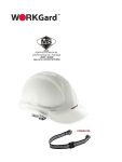 WORKGard SAFETY HELMET, COLOUR: WHITE/BLUE/YELLOW/RED