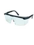 WORKGARD E3037S200 SAFETY EYEWEAR, BLACK FRAME, CLEAR HC LENS