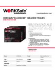 WORKSafe® KLEANLENS™ CLEANING TISSUES EYE PROTECTION