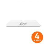 SLICE 10404 REPLACEMENT BLADES, SLICE BOX CUTTER BLADE, CERAMIC, WHITE, #S3 (PACK OF 4)