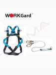 WORKGard Full Body Harness & double Lanyard WGF510/WGF620