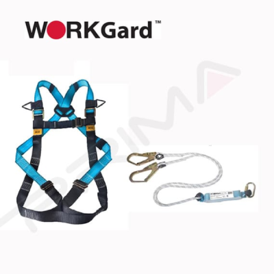 WORKGard Full Body Harness & double Lanyard WGF510/WGF620