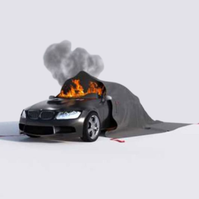 BRIDGEHILL CAR FIRE BLANKET CAR PRO X, SIZE ± 6 X 8 M