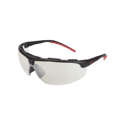 WORKSAFE E3048-C3 GLINDER, BLACK/RED FRAME, INDOOR/OUTDOOR HC LENS