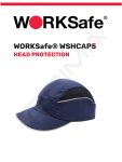 WORKSafe® BUMP CAP HEAD PROTECTION 5CM VISOR, NAVY BLUE