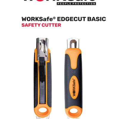 WORKSAFE KNIFE C1213 WITH 10PCS BLADES, KNIFE SIZE 156X31X21MM